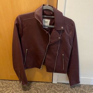 Abercrombie Vegan Leather Jacket